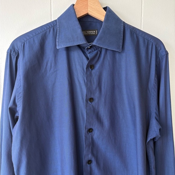 Holt Renfrew Blue Button Down Shirt - Picture 4 of 8